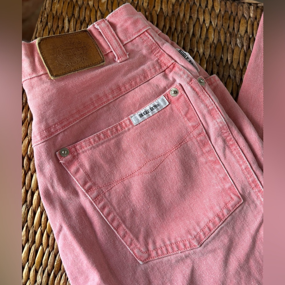 Bugle Boy Women's High Rise Jeans - Pink